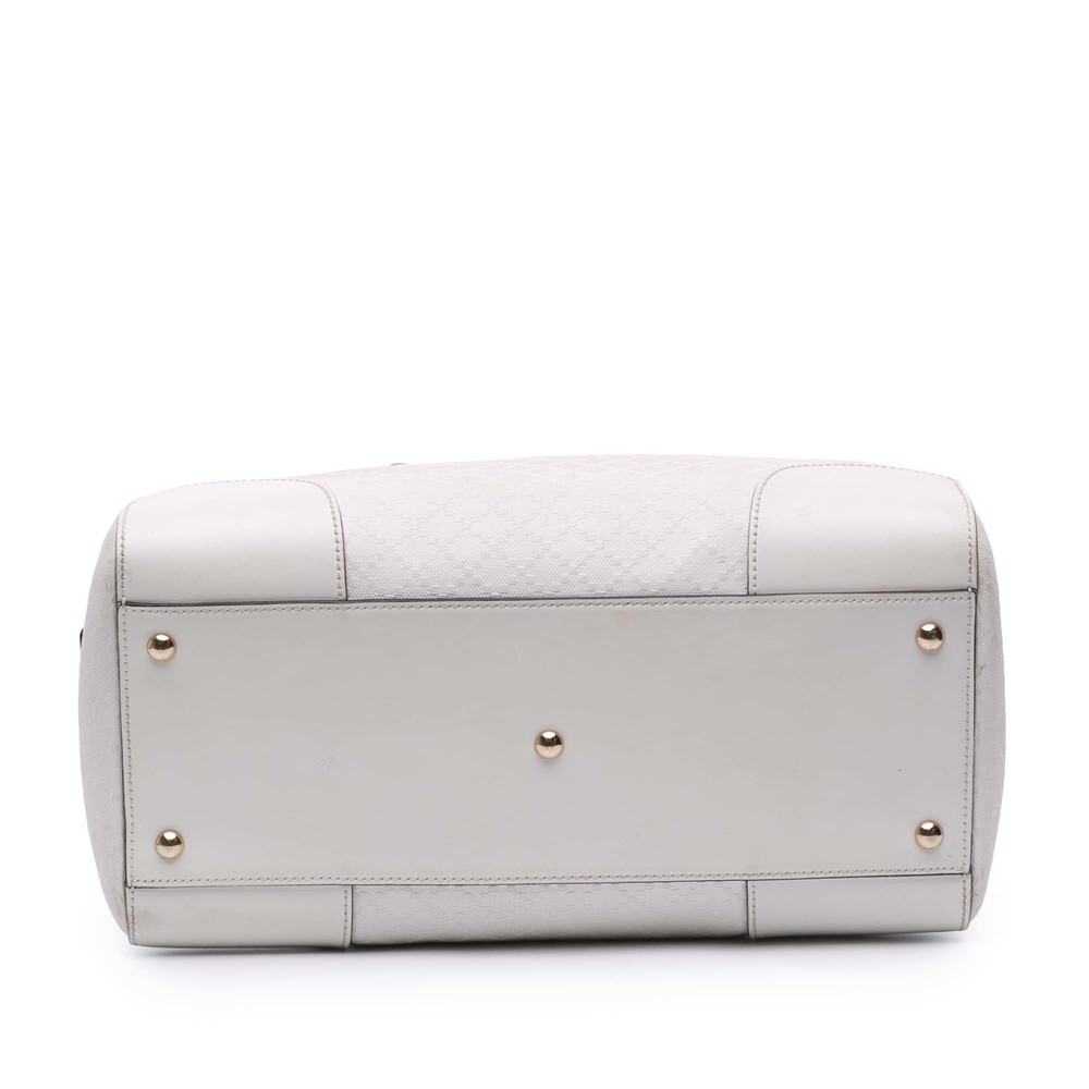 Pre-Loved Gucci Diamante Leather Boston Bag - Picture 3 of 12
